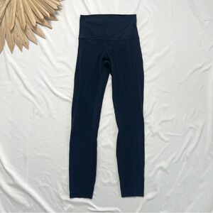 Lululemon Athletica Align High Rise Black 25” Yoga Workout Leggings Pants Size 2